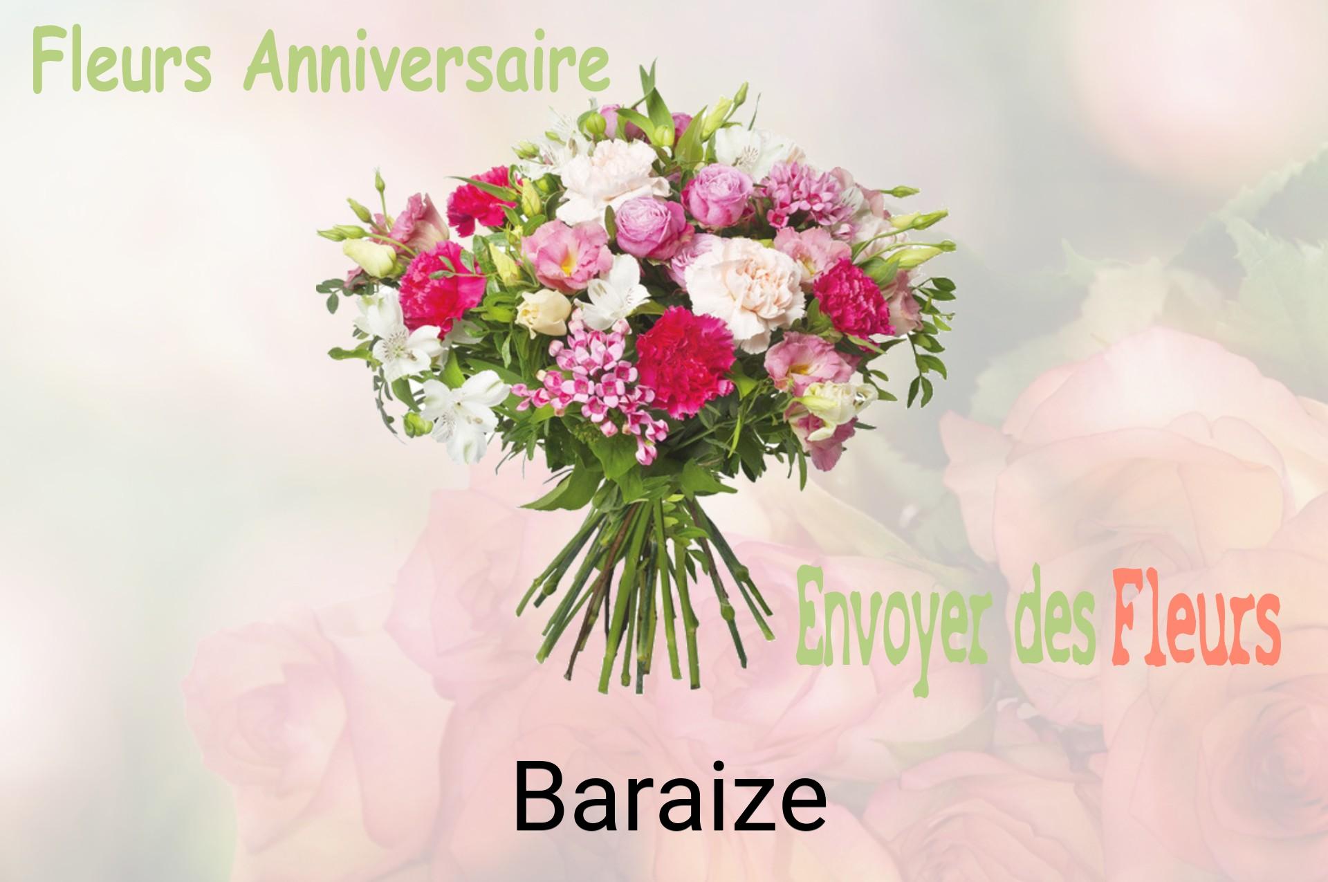 Bouquet de fleurs d’anniversaire livré à Baraize